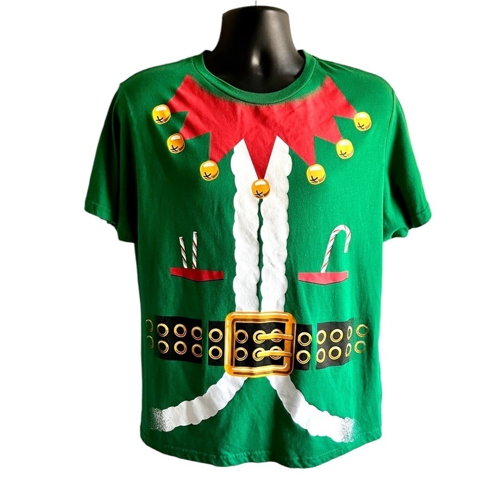Holiday Time Elf T-Shirt Size Large